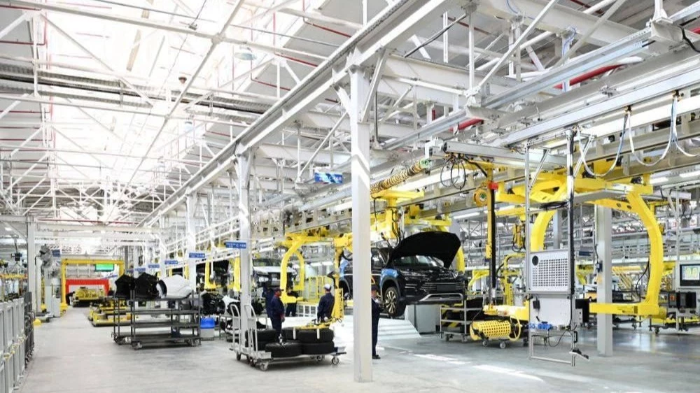 Производство на заводе в Узбекистане