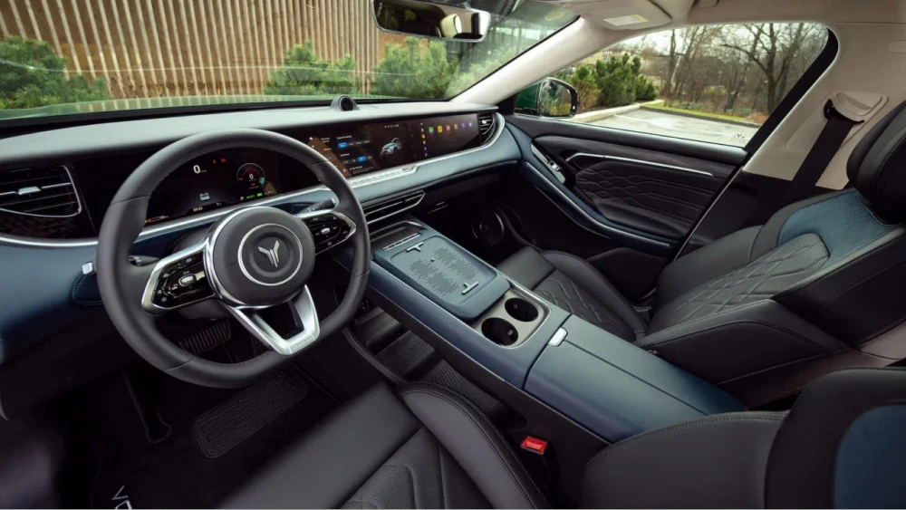 voyah free sport edition салон синий чёрный