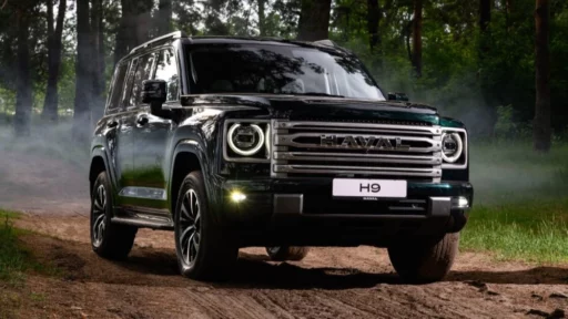 новый внедорожник haval h9 второе поколение спереди сбоку