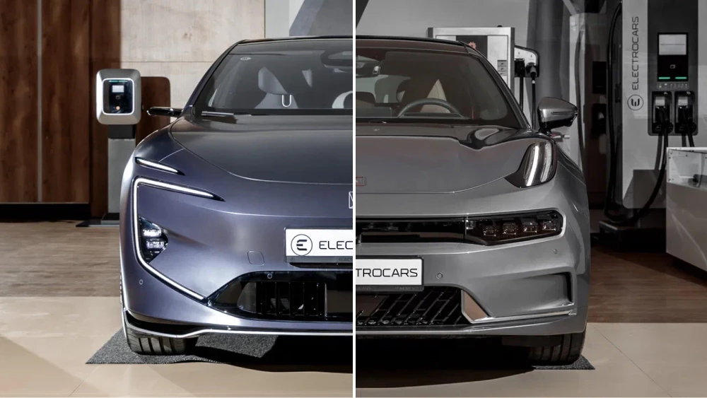 Zeekr 001 против Avatr 12. Сравнение электромобилей zeekr 001 avatr 12 спереди сравнение