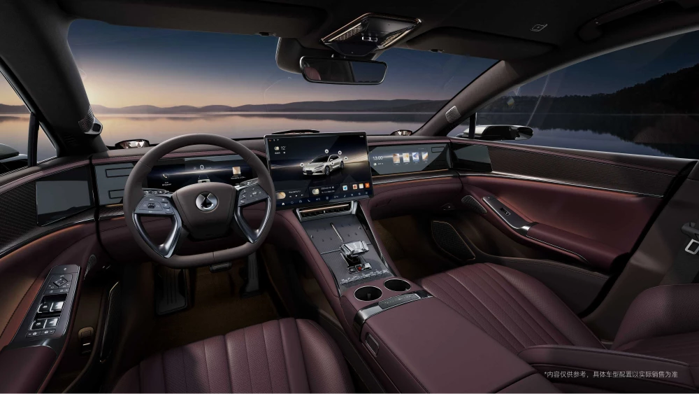 denza z9 gt салон бордовый