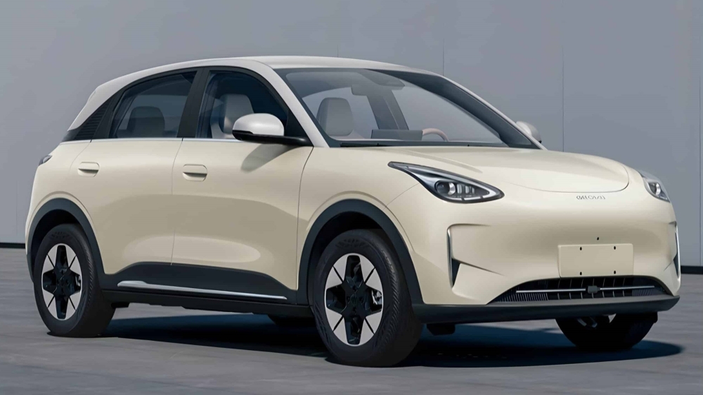 Электрический ситикар Geely Geome Xingyuan минпром КНР сбоку спереди