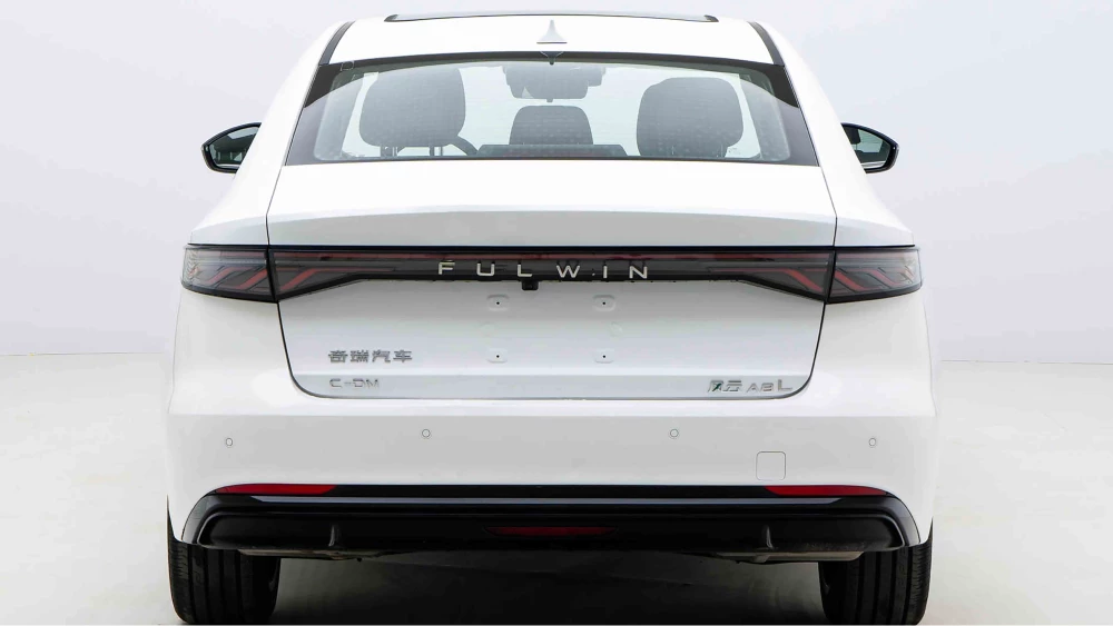 chery fulwin a8 l гибридный седан новый сзади белый 