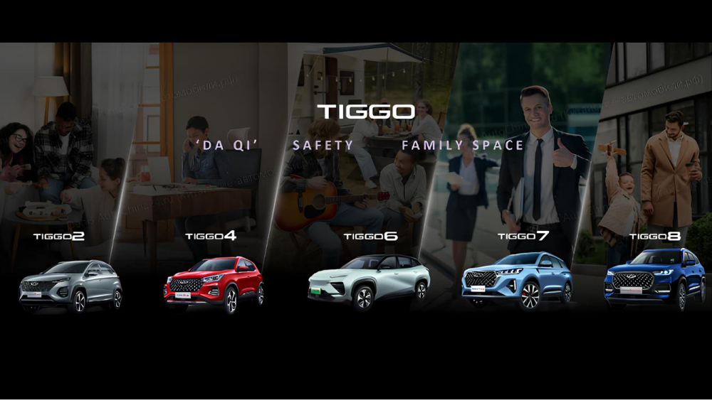 Модельная линейка Chery Tiggo chery tiggo 2 tiggo 4 tiggo 6 tiggo 7 tiggo 8