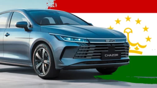 byd таджикистан седан chazor сбоку спереди голубой
