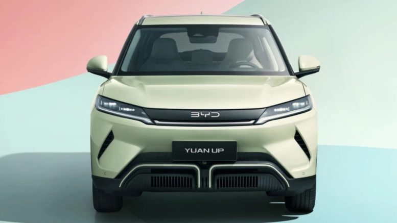 byd yuan up кроссовер спереди зеленый узбекистан старт продаж цена оснащение