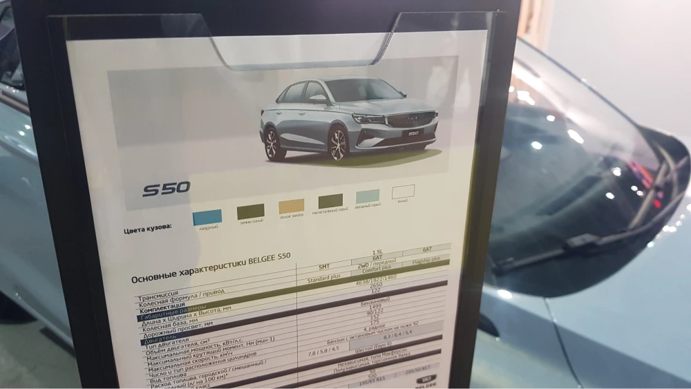 geely emgrand belgee s50 параметры