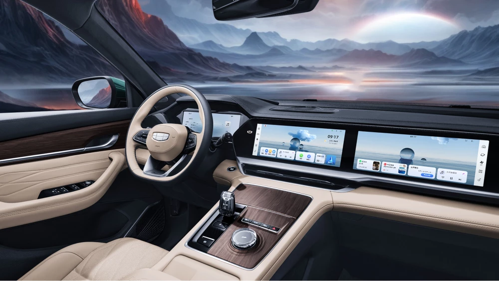 geely monjaro dongfang yao салон новый