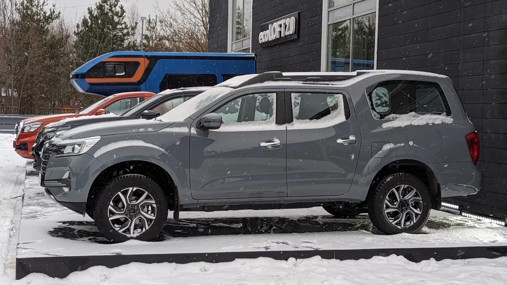 Пикап Oting Palasso в России сбоку