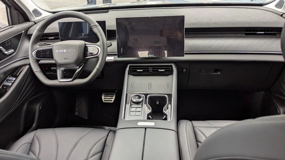 chery Tiggo 9 интерьер PHEV в Китае