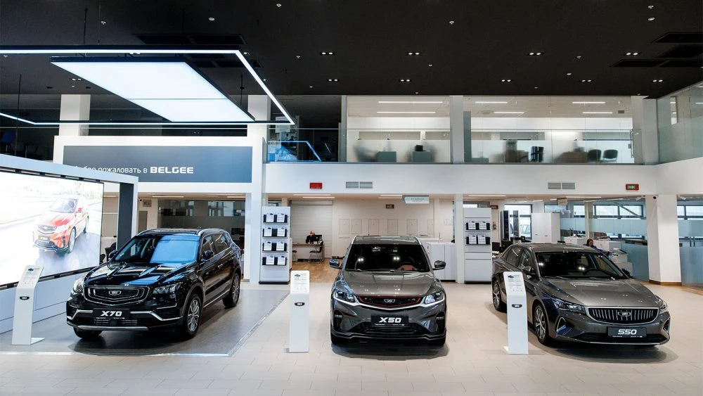 автосалон Belgee в Минске шаранговича линейка