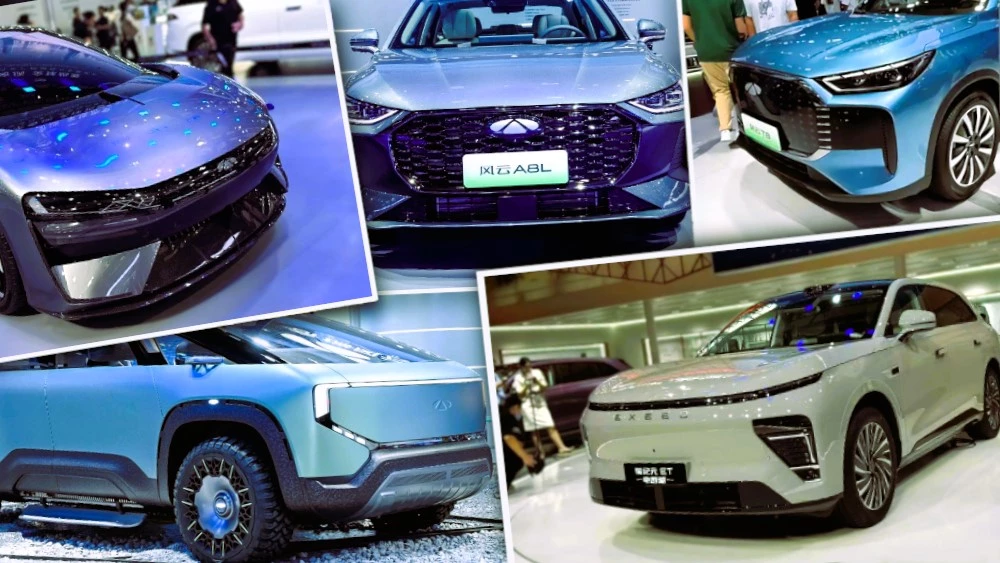 Альтернативная реальность. Что показала Chery на автосалоне в Гуанчжоу 2024 Chery автосалон в гуанчжоу новинки Fulwin Hunting Wind T8 A8L Exlantix ET Jinyun