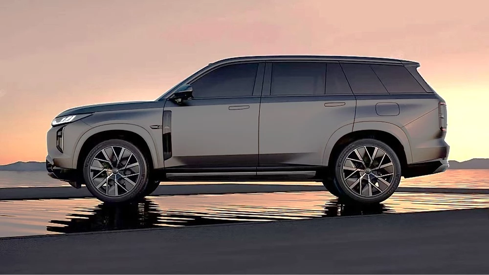 gac s7 сбоку кроссовер серый гибрид третье поколение