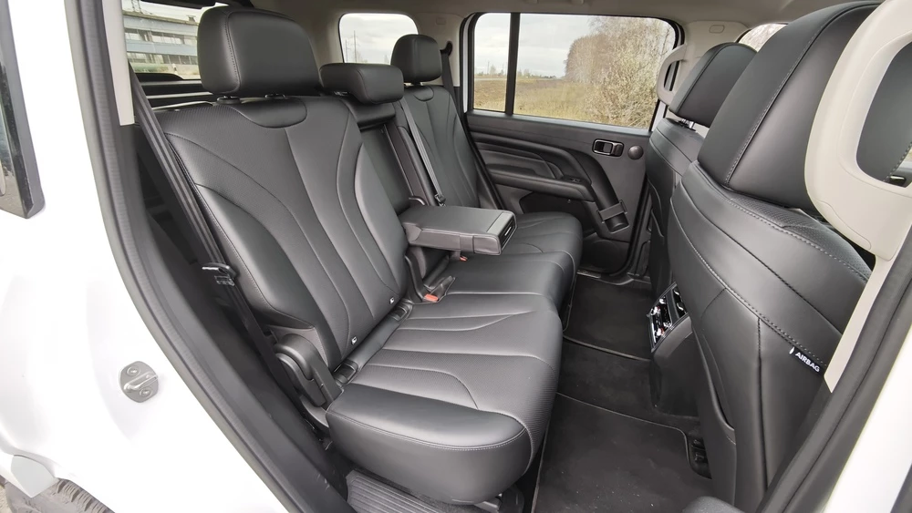 Haval H9 тест мишина салон интерьер второй ряд сиденья