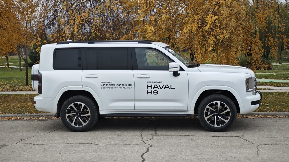 Haval H9 новый тест Мишина на бездорожье сбоку