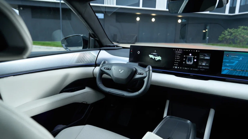 салон кроссовера jidu 01 электромобиль борисхоф официально в россии гарантия