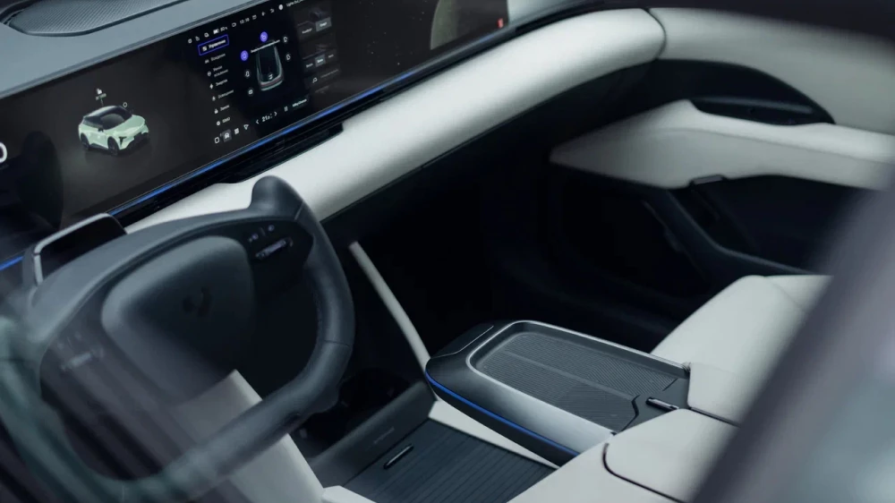 салон кроссовера jidu 01 электромобиль борисхоф официально в россии гарантия