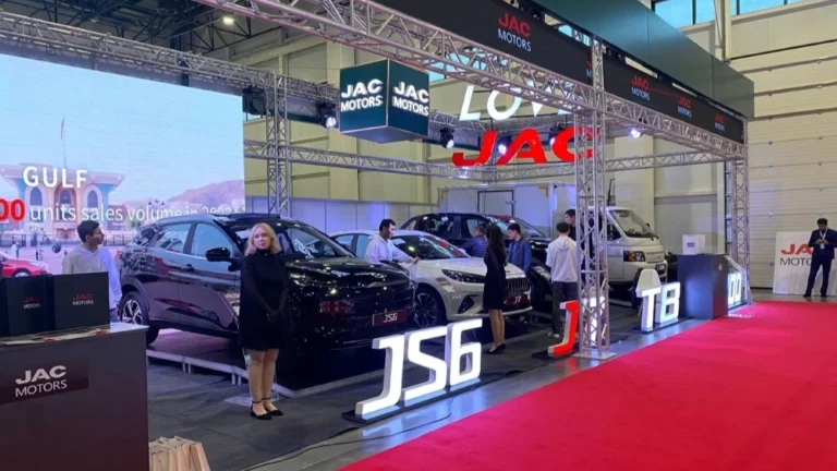 Стенд компании JAC на выставке Automechanika Tashkent