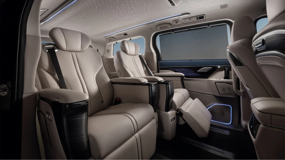 wey 80 business lounge салон второй ряд сидений кресла