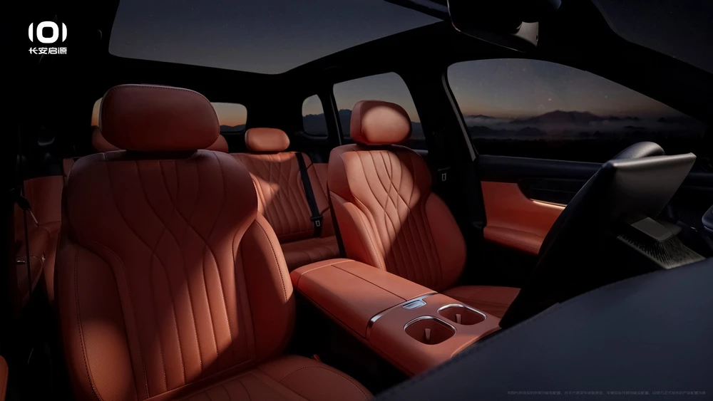 Changan Nevo C798 салон интерьер первый ряд сиденья