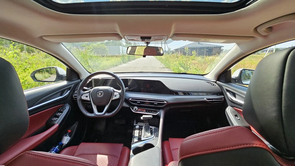 Changan Eado Plus тест салон интерьер