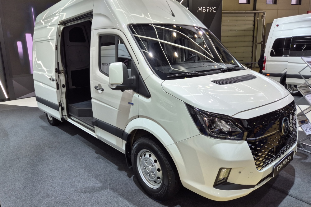 Павильон компании Foton на выставке Comtrans 2024 toano ev электрический 