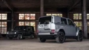 chery icar v23 электрический кроссовер сбоку сзади серебряный mercedes-benz g-class