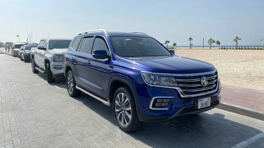 mg rx8 синий внедорожник оаэ дубай