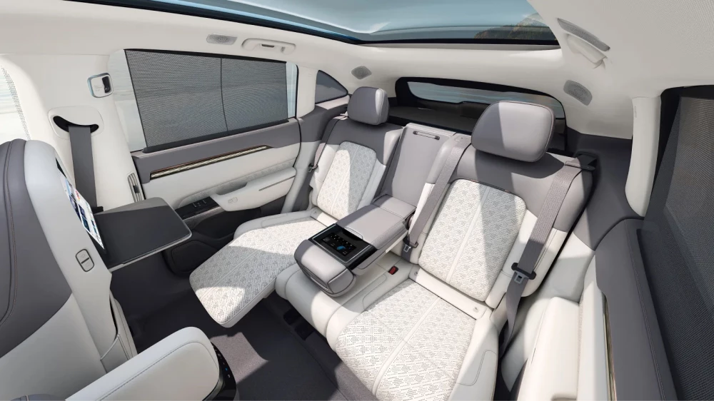 zeekr 7x второй ряд сидений 