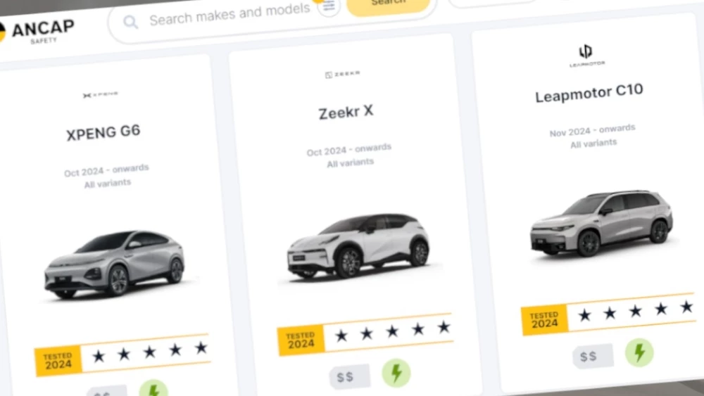 Xpeng G6, Zeekr X, Leapmotor C10 краш-тест результаты Ancap