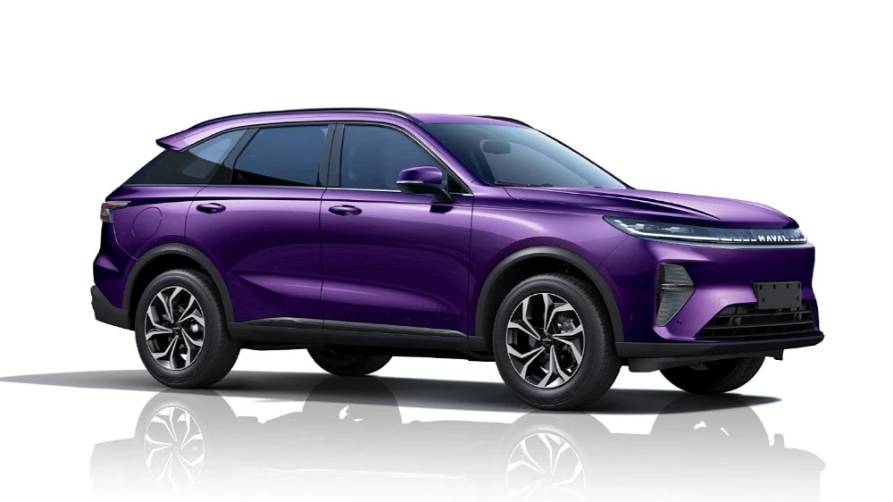 Новый кроссовер Haval H7 спереди сбоку