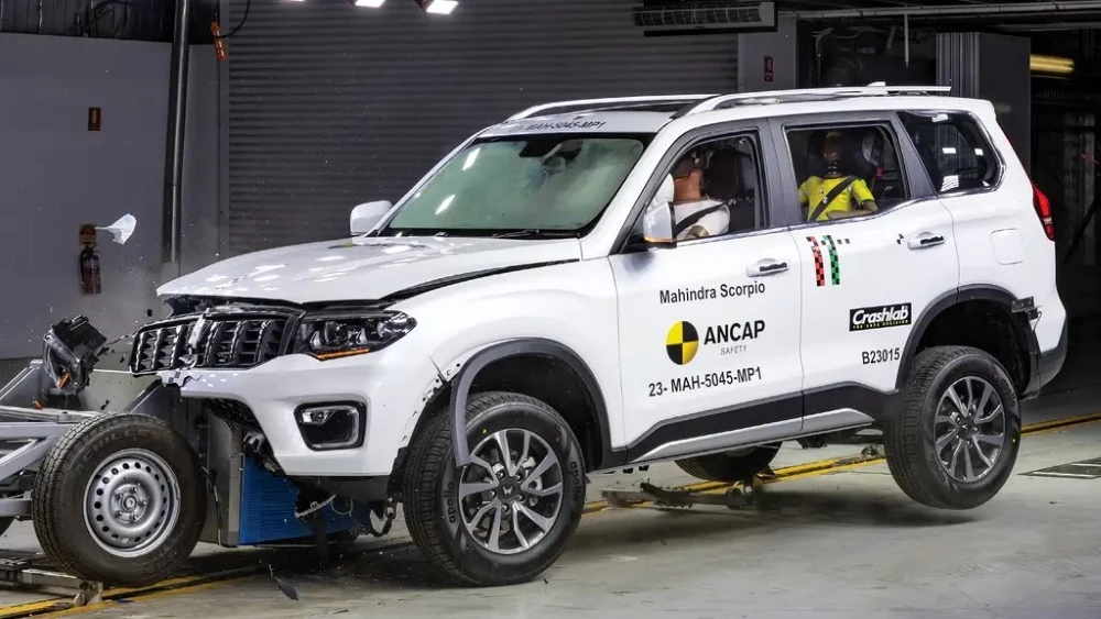 Mahindra Scorpio краш-тест Ancap австралийский