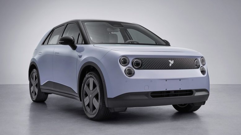 Электрический хэтчбек Nio Firefly EV сбоку спереди