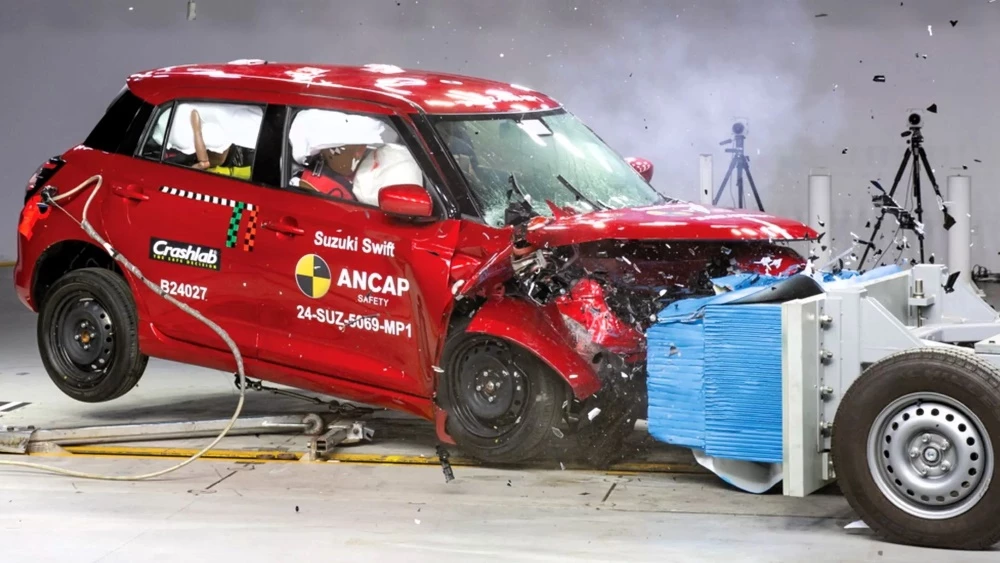 Suzuki Swift краш-тест Ancap австралийский