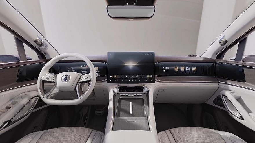 Denza N9 салон интерьер старт продаж