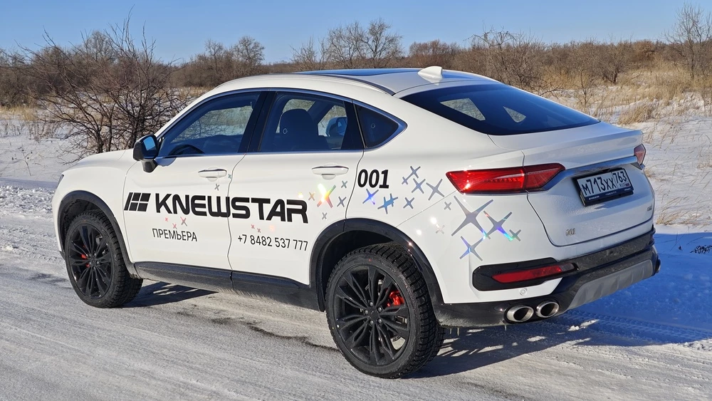 knewstar 001 сбоку сзади мишин на снегу зимой