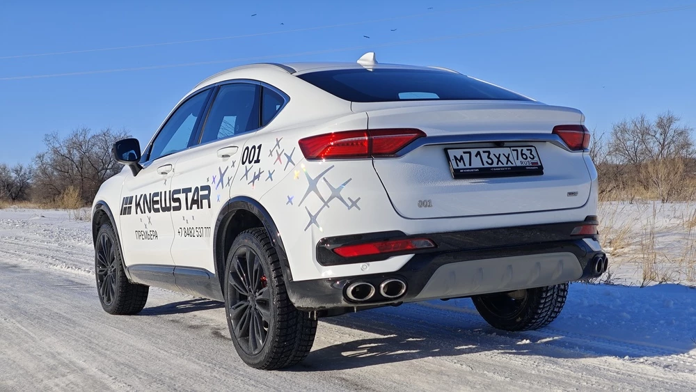 knewstar 001 сбоку сзади мишин на снегу зимой