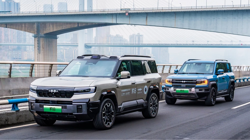 leopard 5 leopard 8 byd fangchengbao внедорожники гибридные сбоку спереди разница