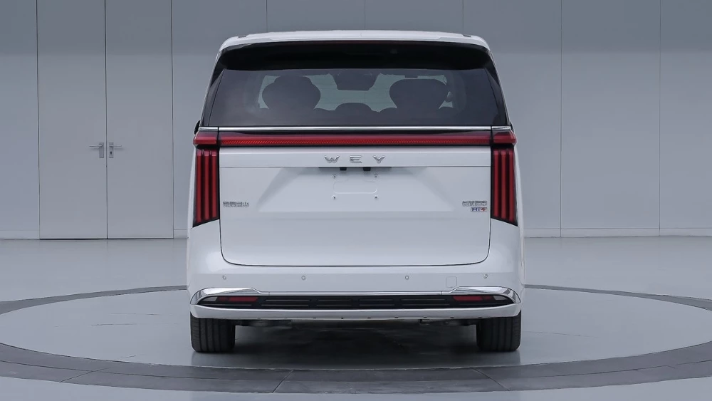 Обновленный новый Гибридный минивэн Wey 80 сзади