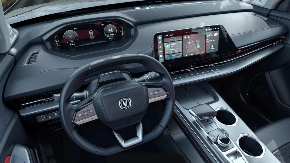 Changan CS55 Plus кроссовер интерьер Казахстан