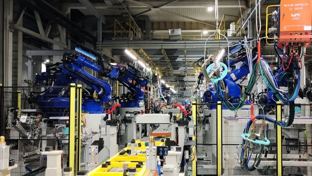 «Автотор» роботизированная линия сварки кузовов