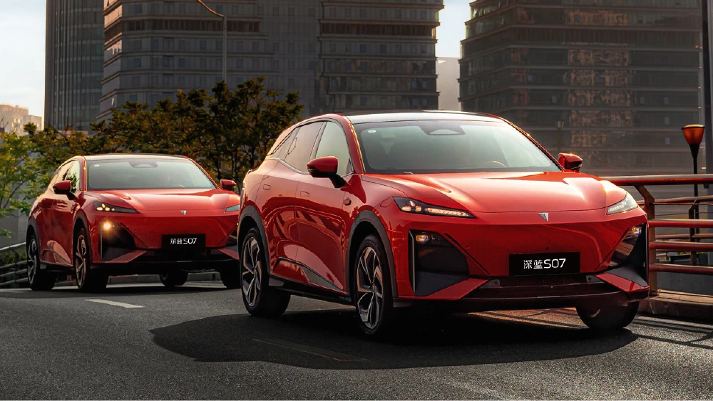 changan deepal s07 спереди красный появится в россии