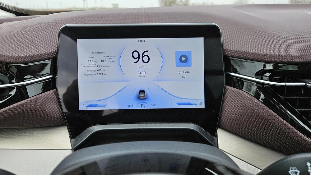 FAW Bestune T90 тест салон интерьер приборная панель