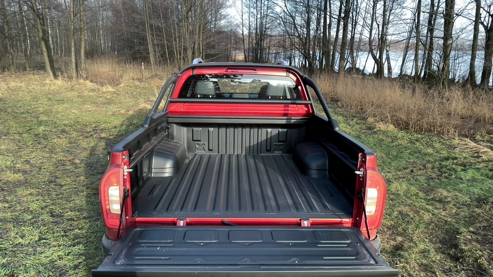 пикап Foton Tunland G7 тест сзади грузовая платформа кузов