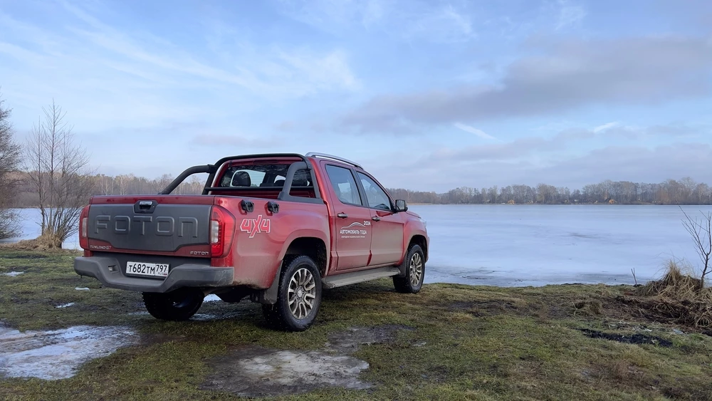 пикап Foton Tunland G7 тест сбоку сзади