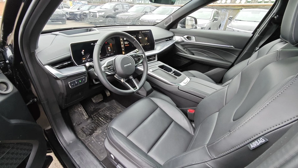 обновленный новый Haval F7 тест мишина салон интерьер сиденья первый ряд