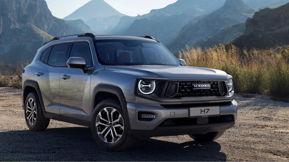 haval h7 сбоку спереди кроссовер серый комплектации и цены