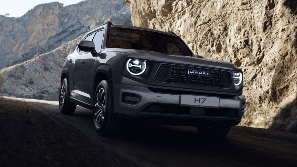 haval h7 сбоку спереди кроссовер серый комплектации и цены