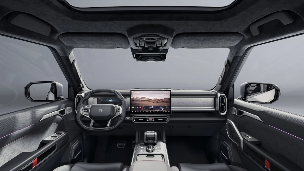 Jetour T2 2025 модельного года салон интерьер