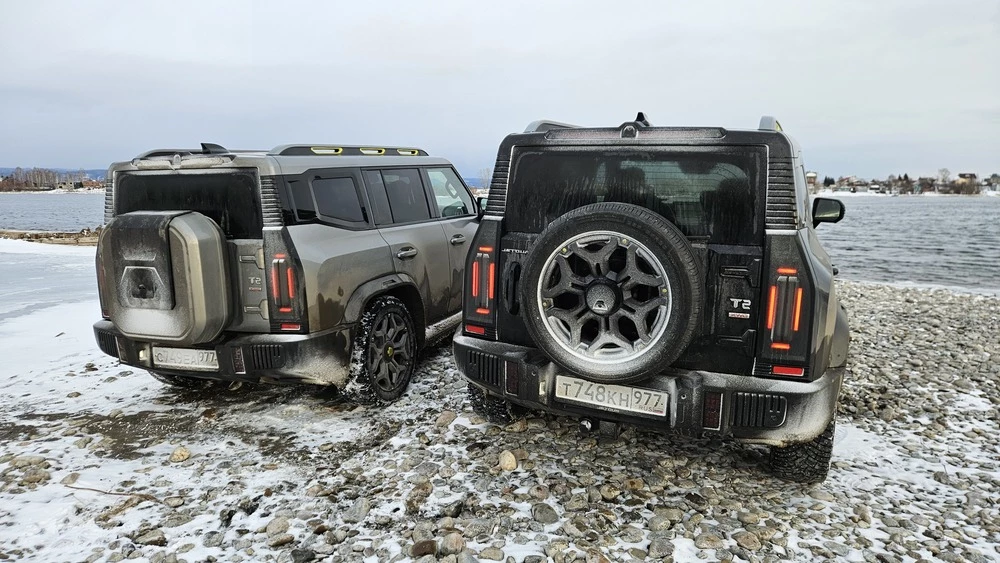 Jetour t2 с автоматом Discovery тест сбоку сзади
